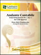 Andante Cantabile (from String Quartet #1) Cello Quartet - Score and Parts cover